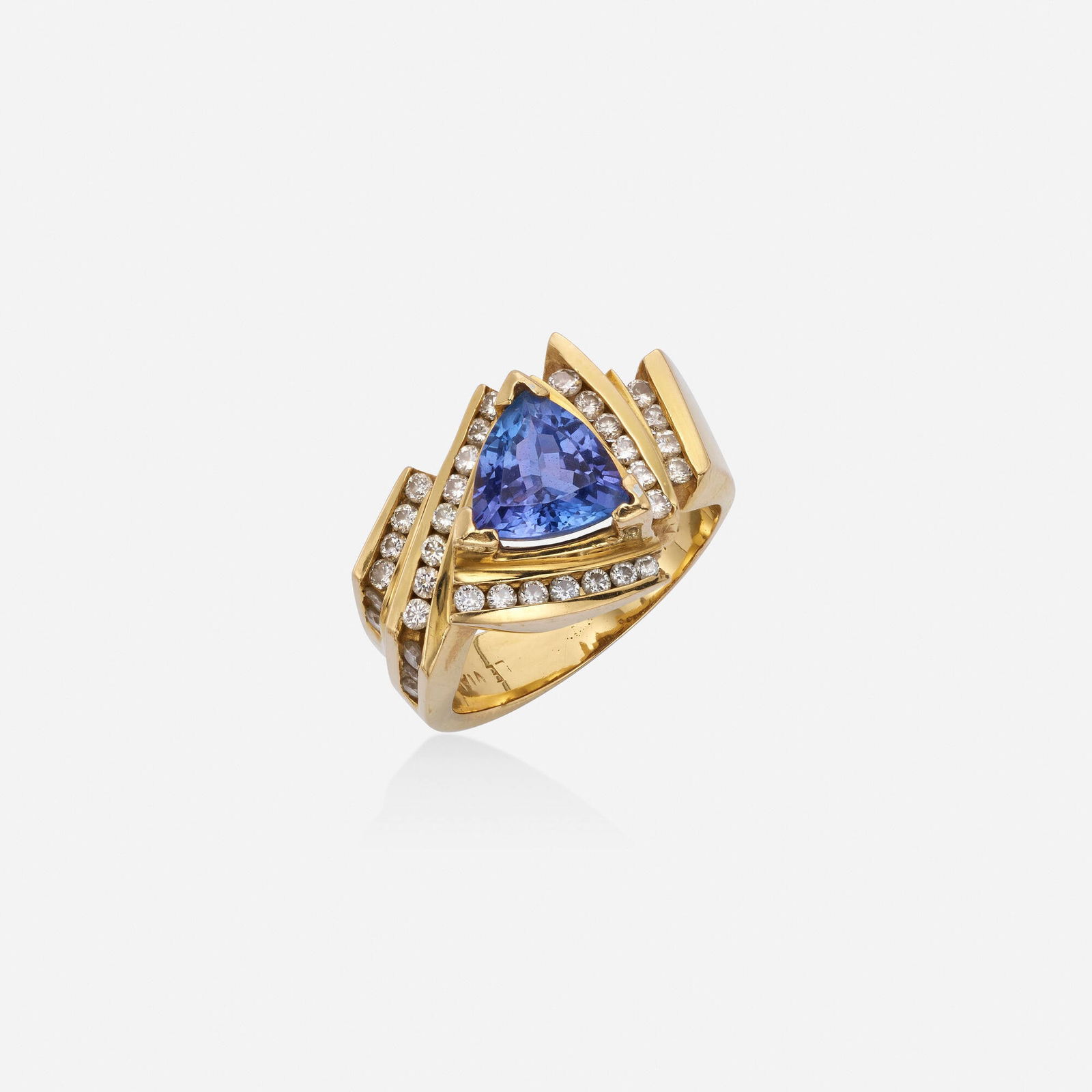 Le Vian, Tanzanite, diamond, and gold ring (1 of 3)