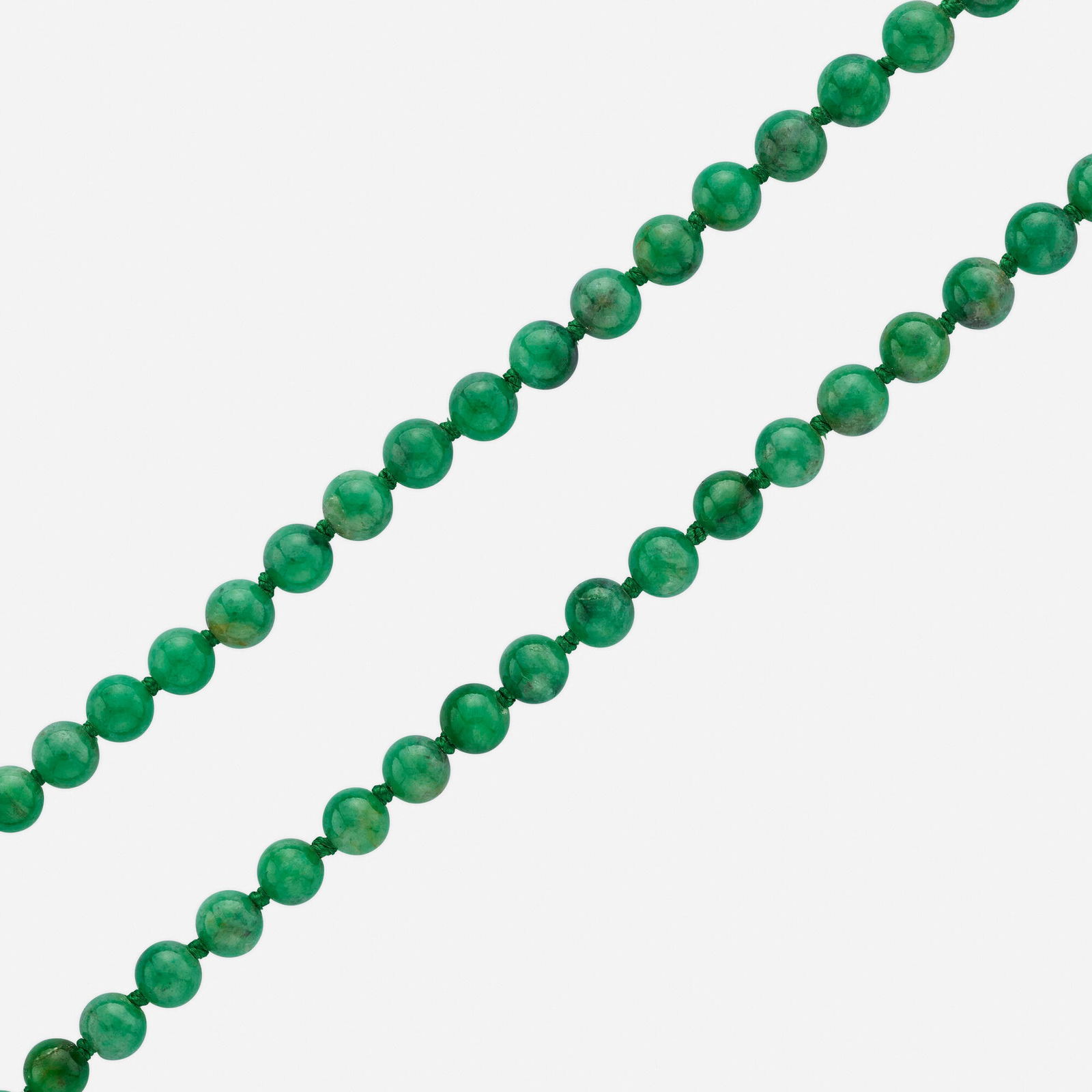 Jadeite bead necklace (1 of 2)