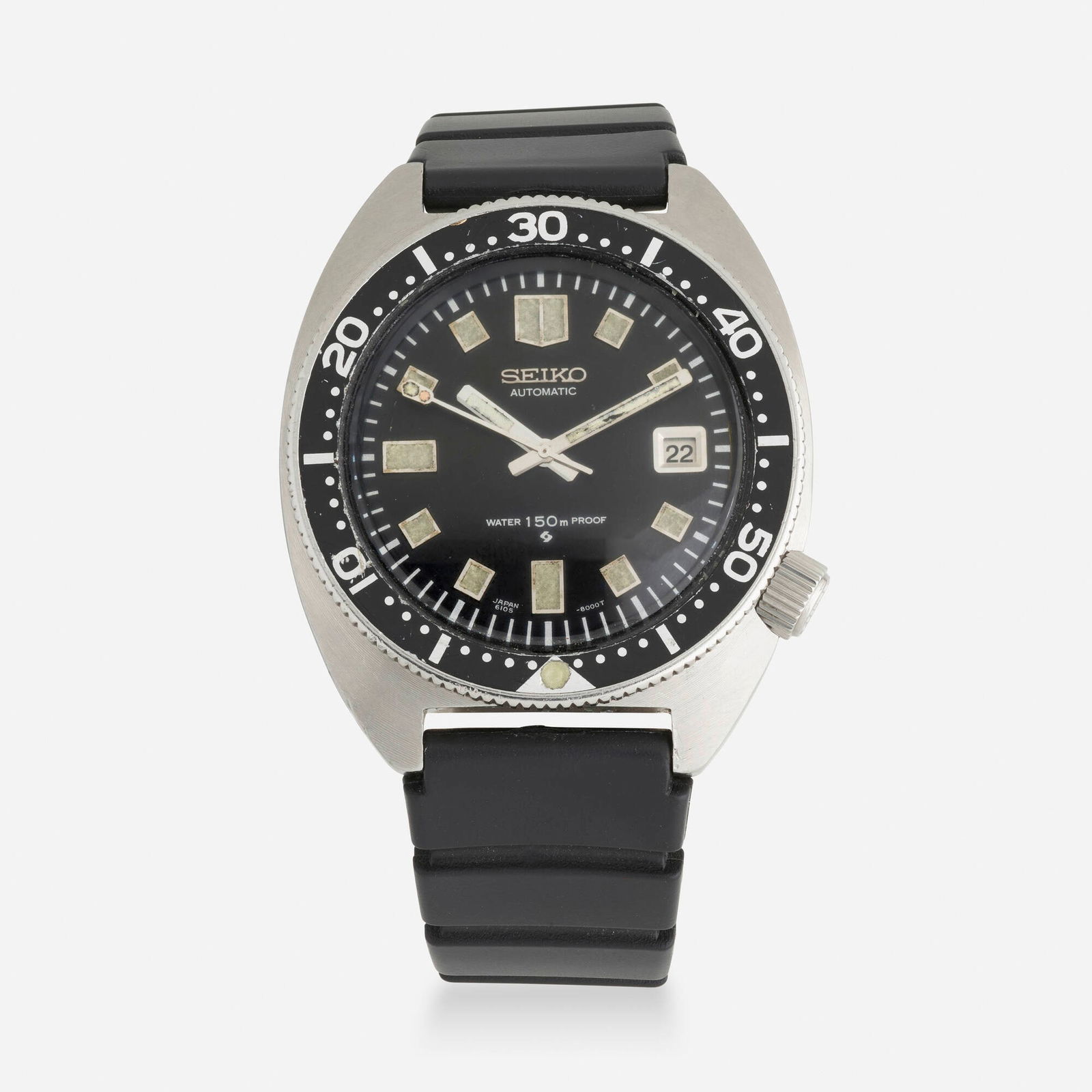 Seiko, 'UFO Diver' stainless steel wristwatch, Ref. 6105-8000 (1 of 2)