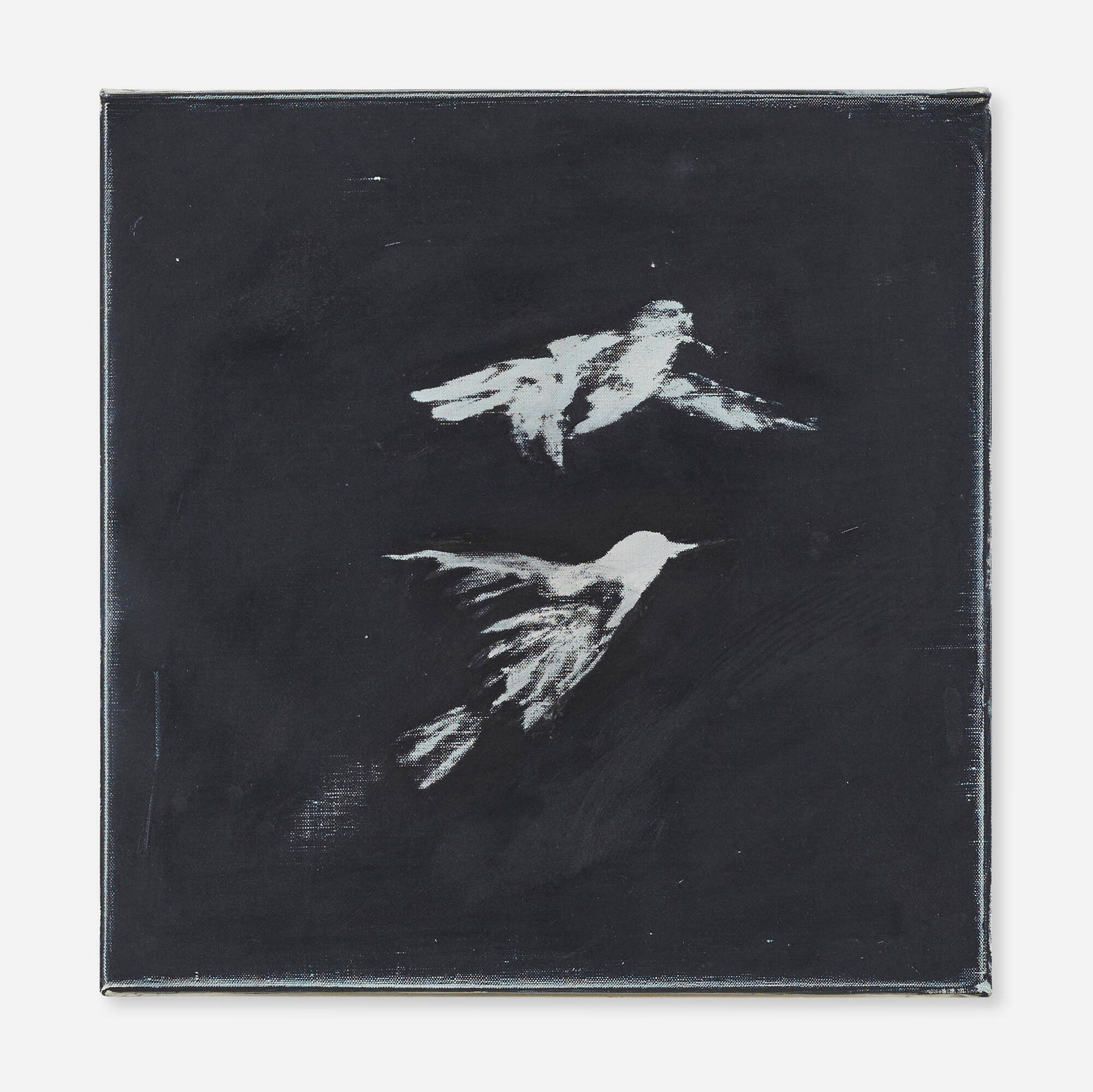 Ross Bleckner, Untitled: Ross Bleckner Untitled 2016-17 oil on canvas 18 h x 18 w in (46 x 46 cm) Signed, dated and inscribed to verso '2017 RB#7102 Ross Bleckner 2016'. This work is identified in the artist's records