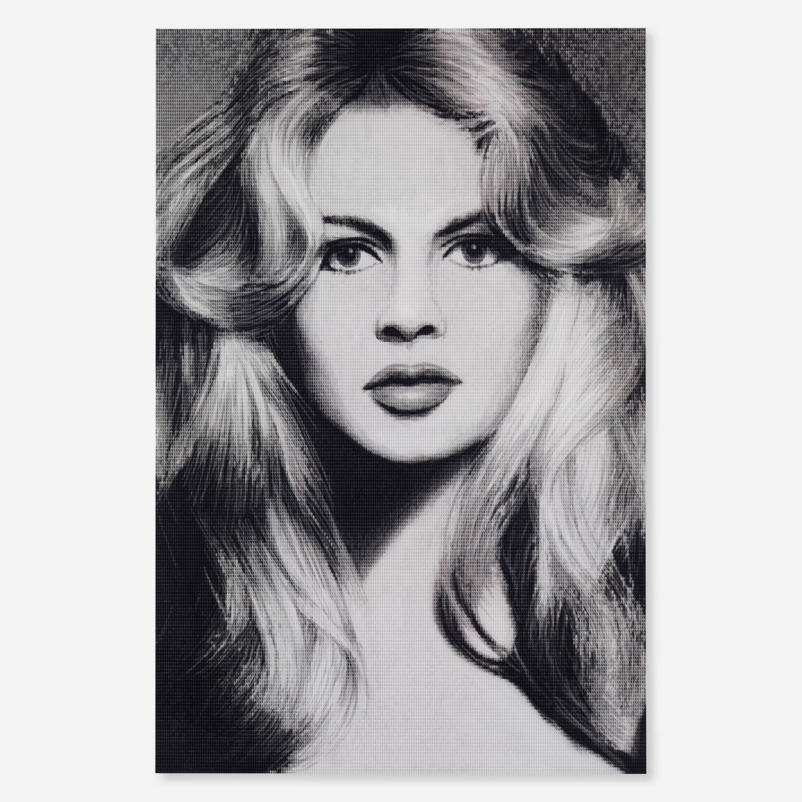 Alex Guofeng Cao, Brigitte Bardot vs. Catherine Deneuve (After Avedon): Alex Guofeng Cao Brigitte Bardot vs. Catherine Deneuve (After Avedon) 2010C-print facemounted to acrylic and mounted to Sintra 108 h x 71.25 w in (274 x 181 cm) Provenance: UN