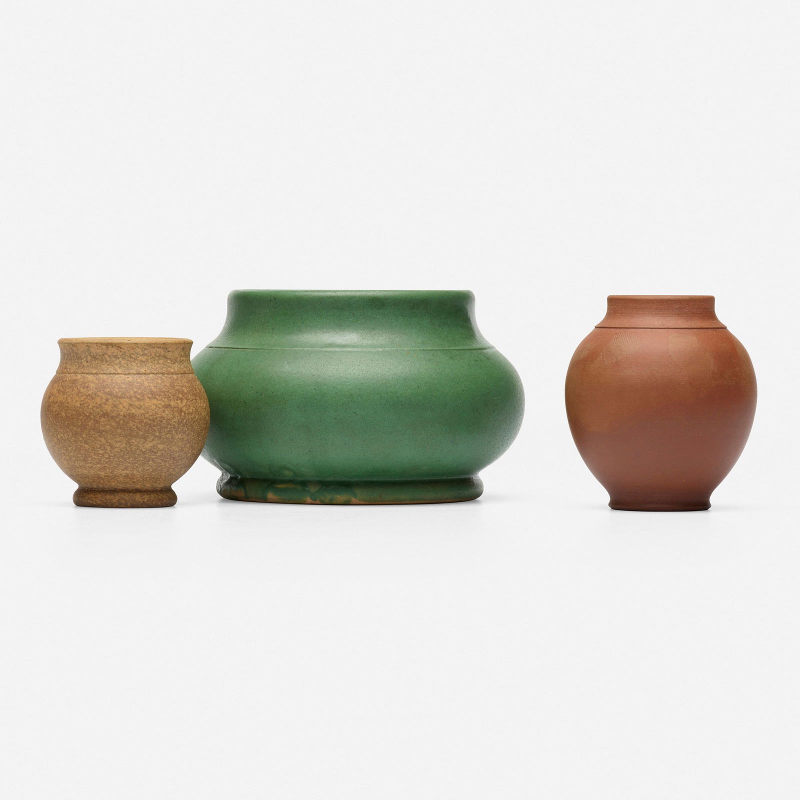 Alberhill Pottery And Roblin Pottery, Collection Of Three Vases