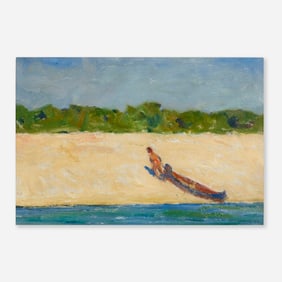 William Langson Lathrop, Long Island Beach Sketch