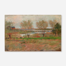 Theodore Robinson, A French Landscape