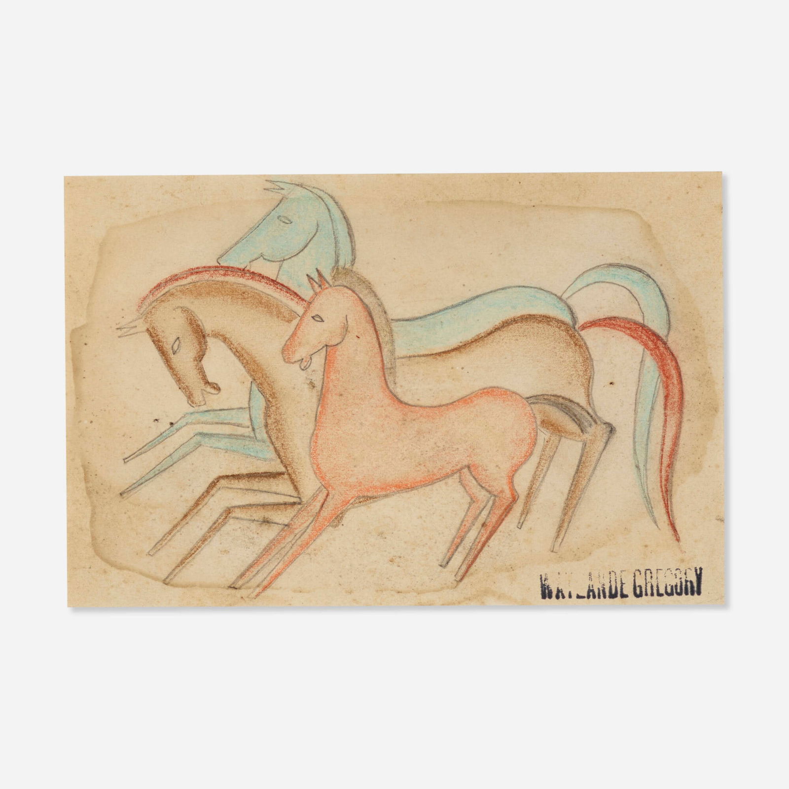 Waylande Gregory, Art Deco Horses (1 of 4)