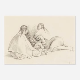 Francisco  Zuniga, Tres mujeres con nino