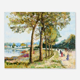 Hugues Claude Pissarro, La Seine A Marly-Le-Roc