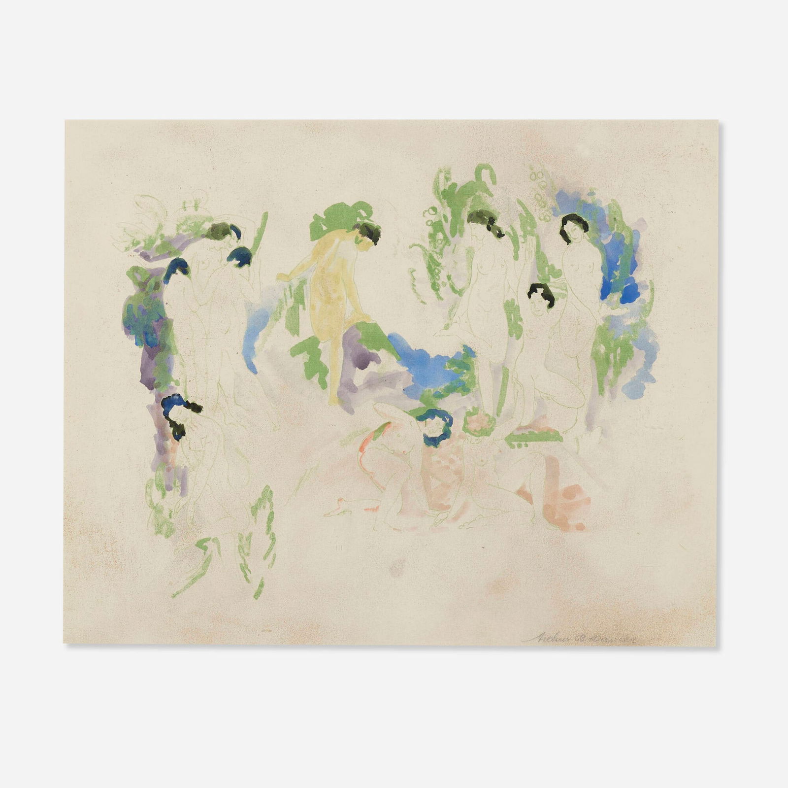 Arthur Bowen Davies, Recurrence (1 of 4)