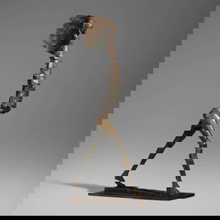 Stephen De Staebler, Woman Walking: Stephen De Staebler Woman Walking 1988bronze 92 h x 18.625 w x 50.5 d in (234 x 47 x 128 cm) Signed, dated and numbered to base 'De Staebler AP/UC 1988'. This work is an artist's proof apart f