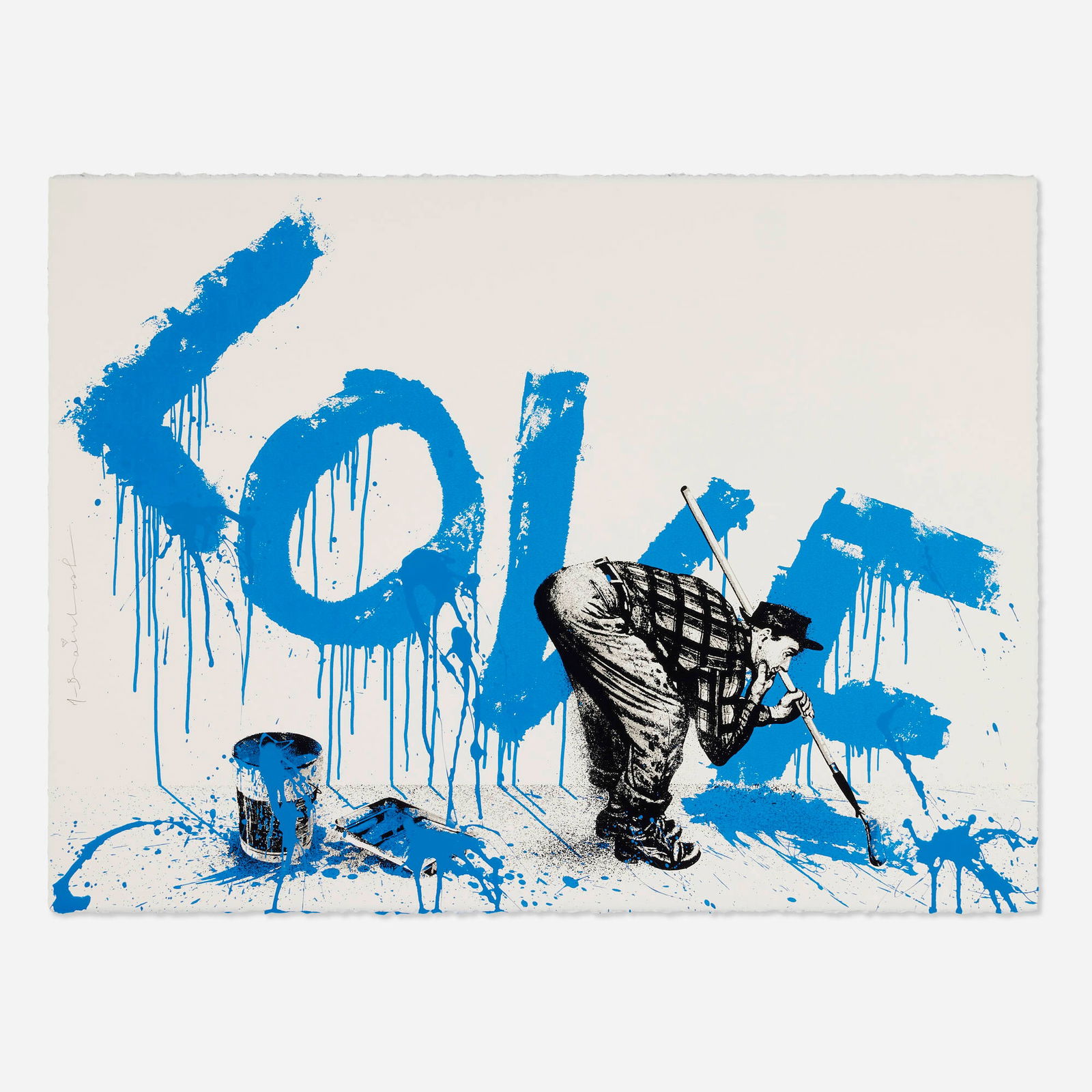 Mr. Brainwash, All You Need Is Love (Blue) (1 of 3)