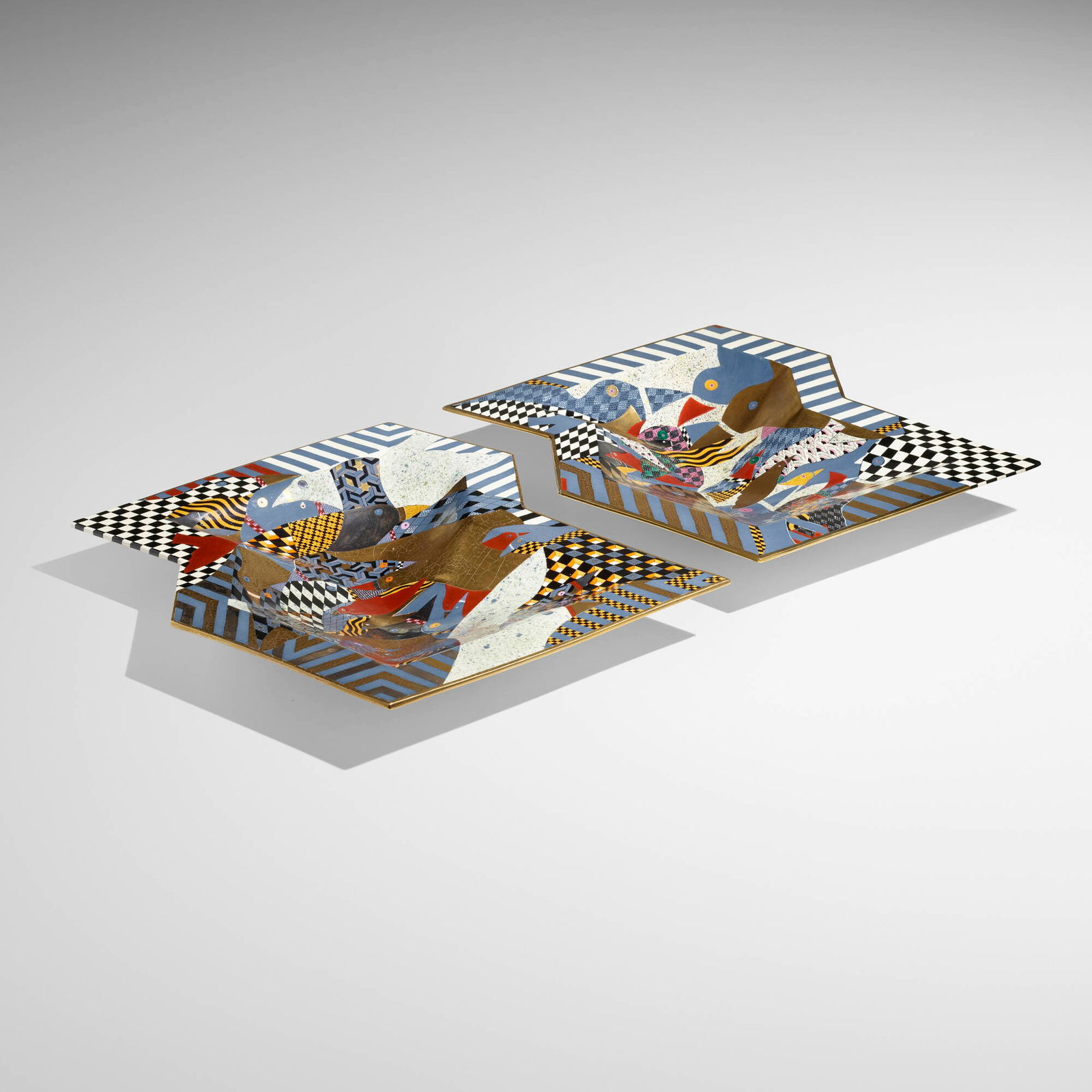 Ralph Bacerra, Platters, set of two (1 of 6)