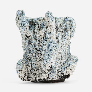 Tony Marsh, Untitled (from the Crucible series): Tony Marsh Untitled (from the Crucible series) c. 2019glazed earthenware 19 h x 17 dia in (48 x 43 cm) Provenance: Acquired directly from the artist by the present owner, Priv