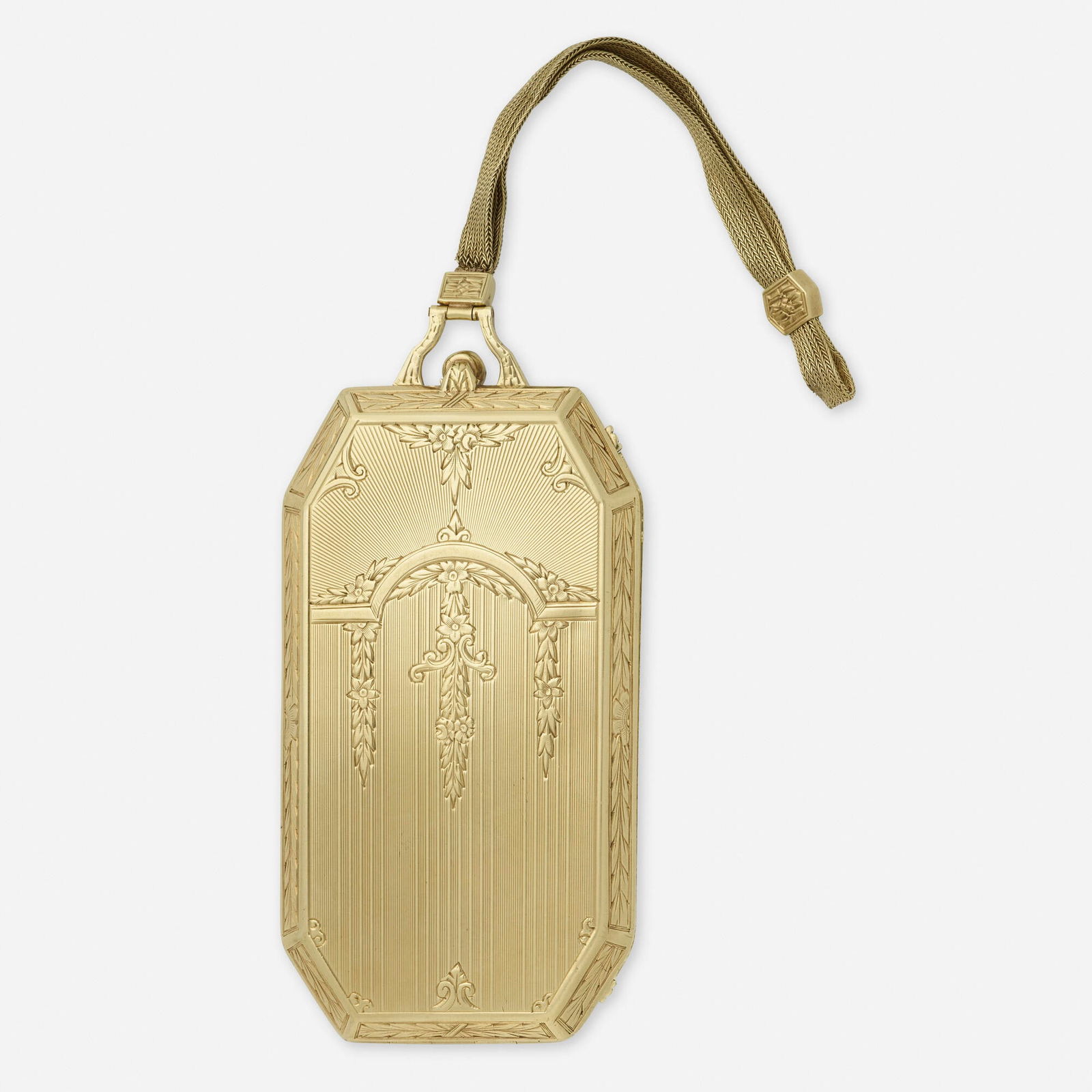 Art Deco, Gold and sapphire compact (1 of 3)