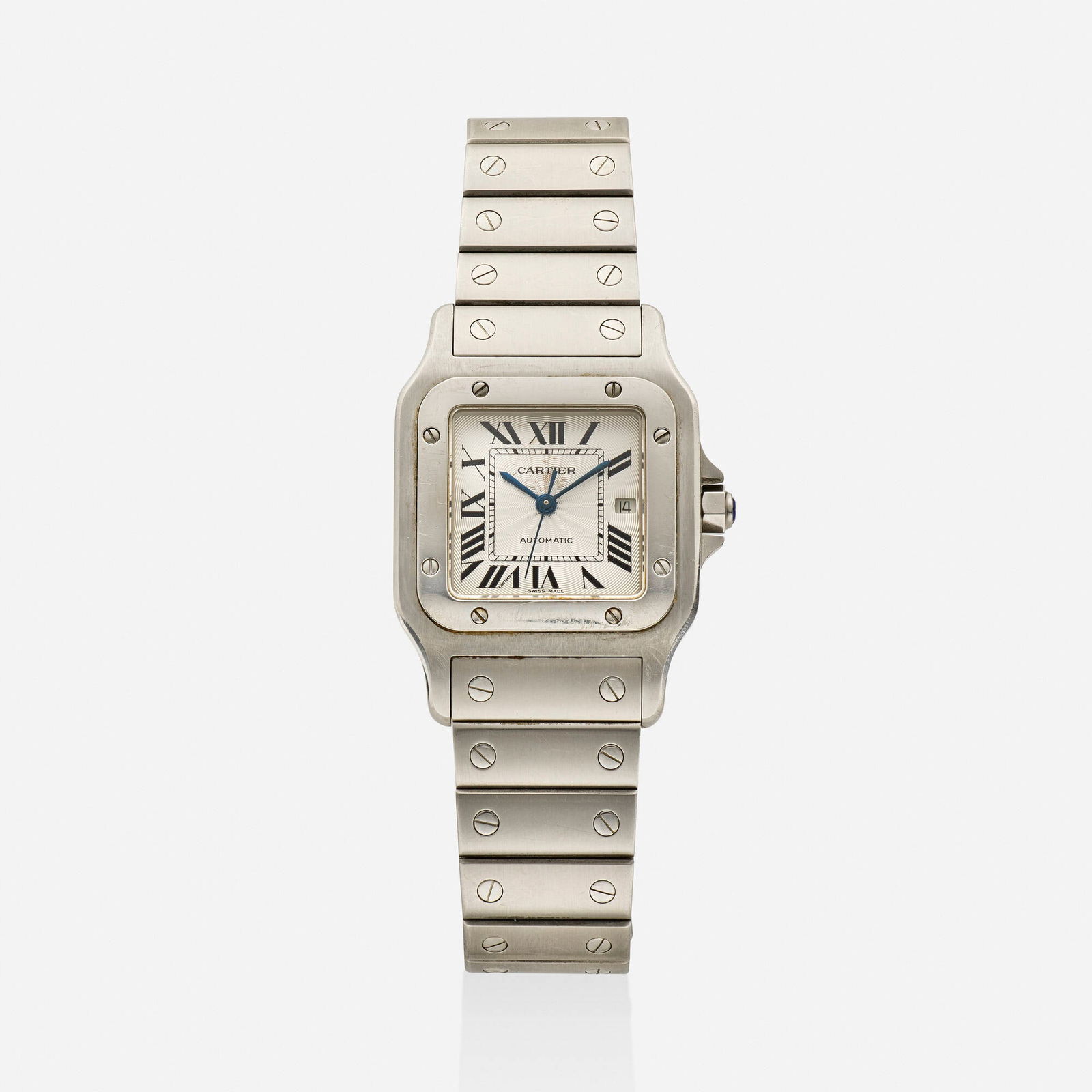 Cartier, 'Santos' stainless steel wristwatch, Ref. 2319 (1 of 4)
