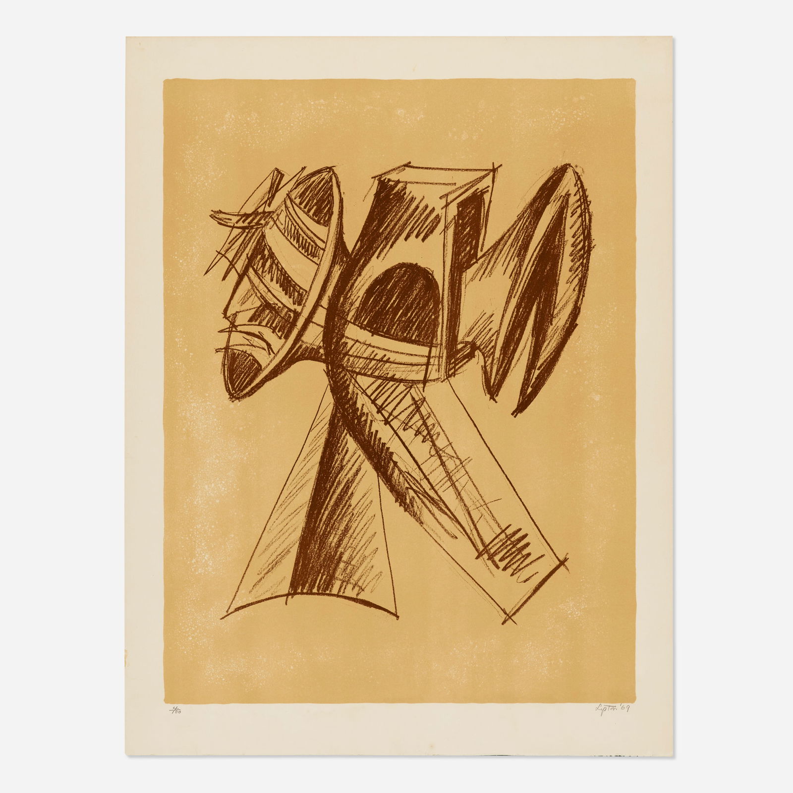 Seymour Lipton, Study for Sculpture No. 1 (1 of 2)