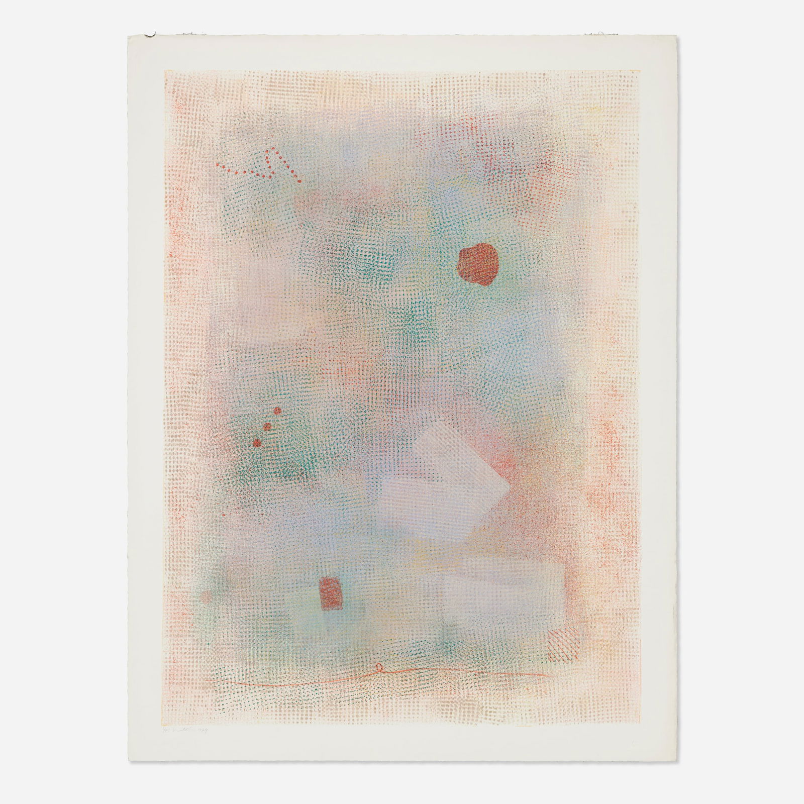 Robert Natkin, Untitled: Robert Natkin Untitled 1979lithograph in colors image: 36.25 h × 26.5 w in (92 × 67 cm) sheet: 40 h × 30.375 w in (102 × 77 cm) Signed, dated and numbered to lowe
