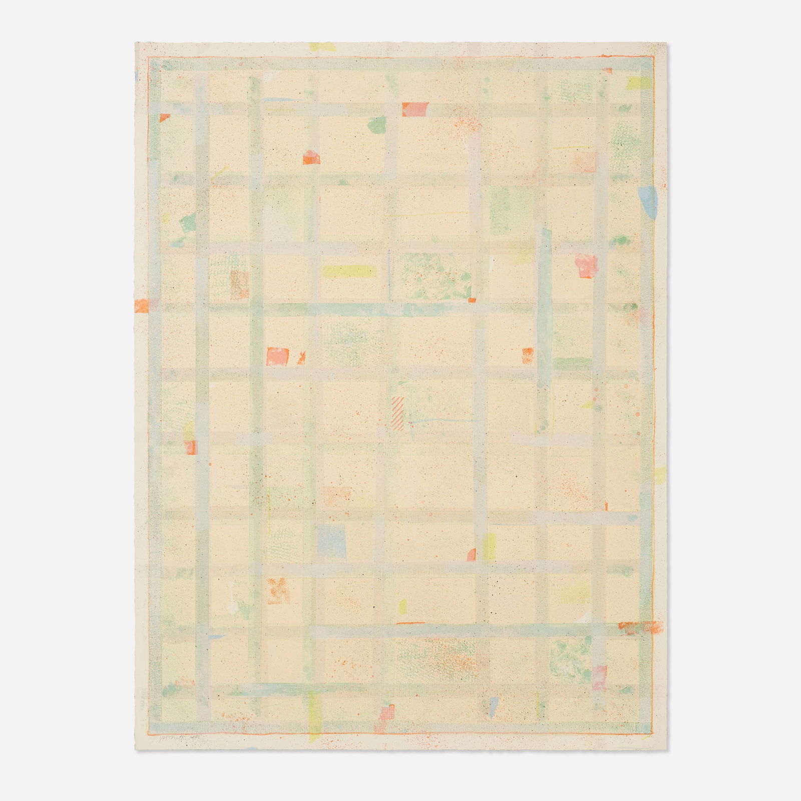 Robert Natkin, Untitled (from the Lithograph Suite portfolio): Robert Natkin Untitled (from the Lithograph Suite portfolio) 1979lithograph in colors 39.375 h × 29.625 w in (100 × 75 cm) Signed, dated and numbered to lower edge ‘1/75 N