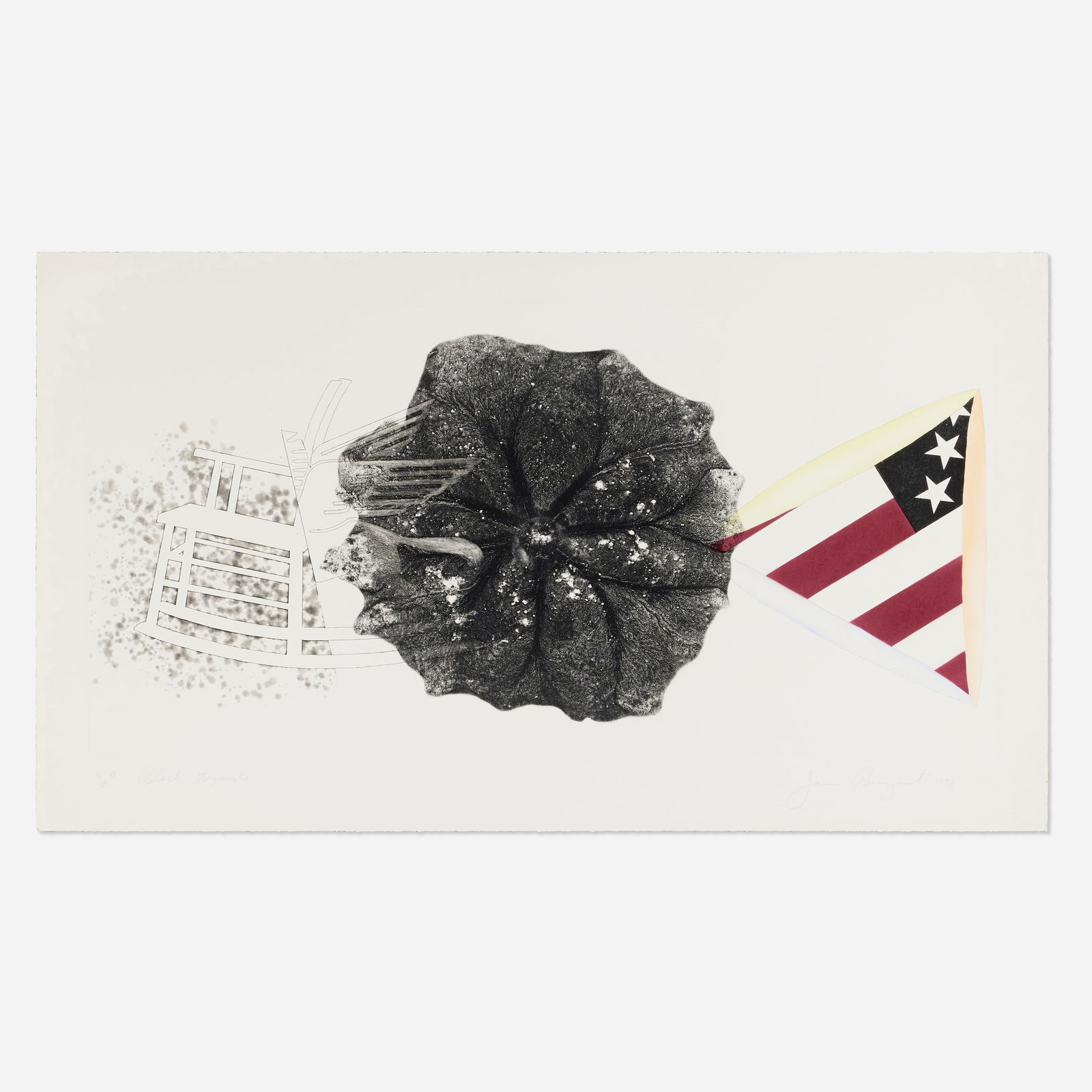 James Rosenquist, Black Triangle (1 of 2)
