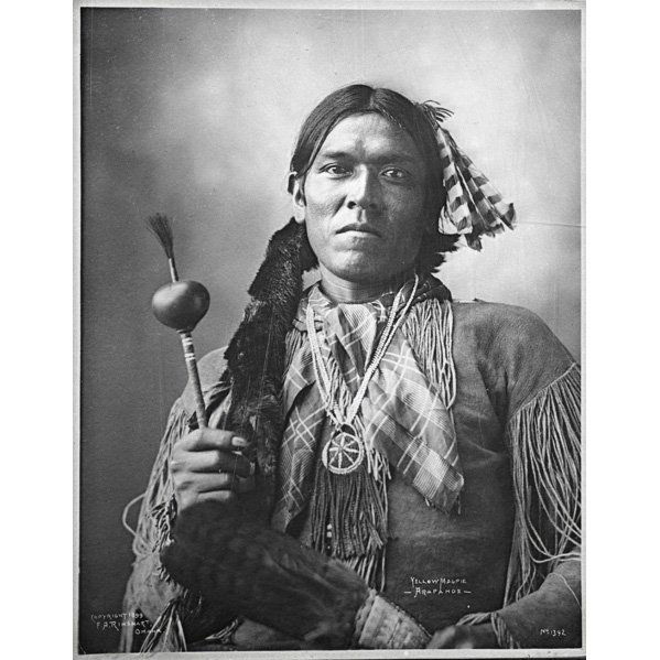 FRANK A. RINEHART 4 Nat. American platinum prints: FRANK A. RINEHART; ; Four platinum prints featuring American Indians, Omaha, NE, 1899; All signed, dated, and titled in image; 9 1/4" x 7 1/2" ea.
