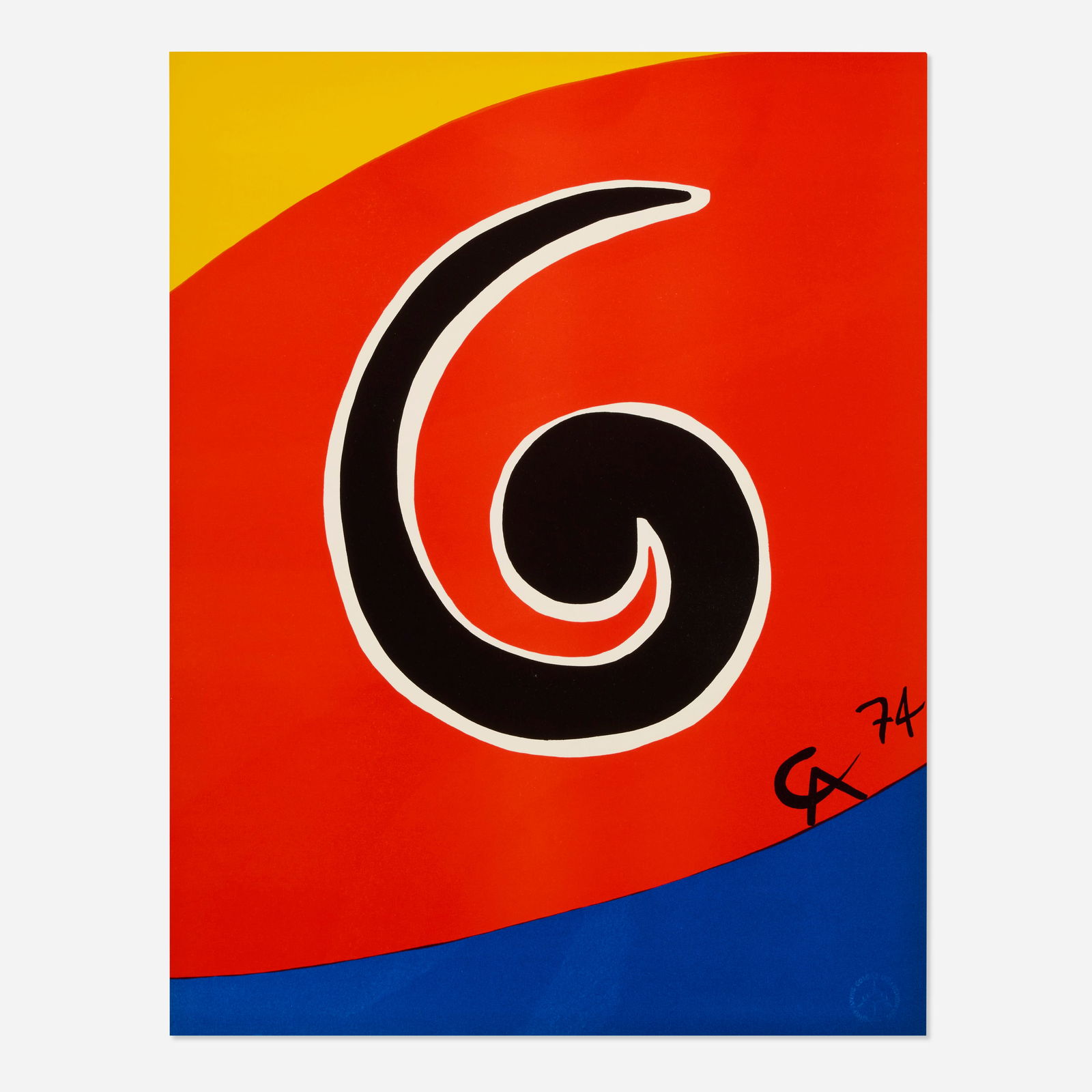 Alexander Calder, Sky Swirl (from the Flying Colors portfolio) (1 of 2)