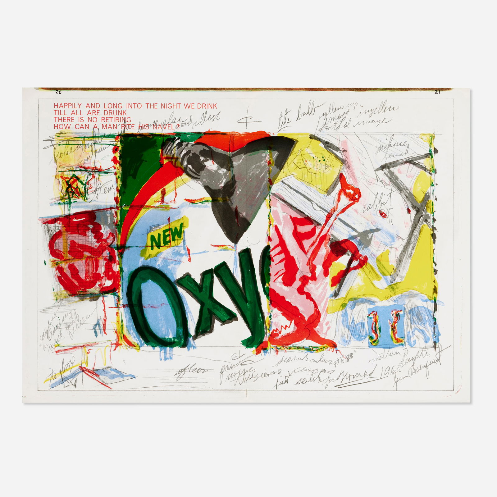 James Rosenquist, Untitled (from the One Cent Life portfolio) (1 of 2)