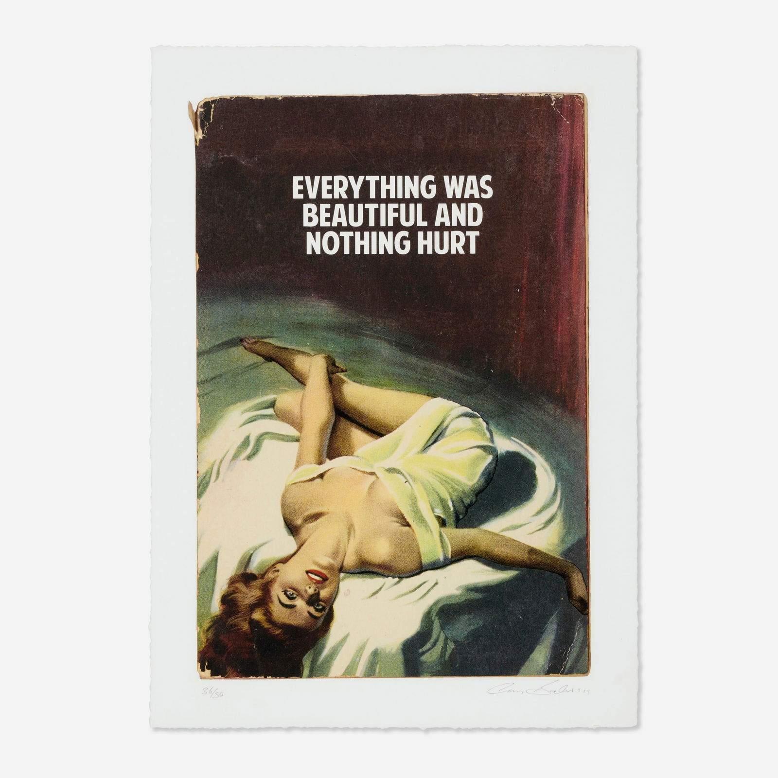 The Connor Brothers, Everything Was Beautiful: The Connor Brothers Everything Was Beautiful 2019giclée in colors with screenprinted varnish image: 13 h × 8.75 w in (33 × 22 cm) sheet: 15.25 h × 10.875 w in (39 ×