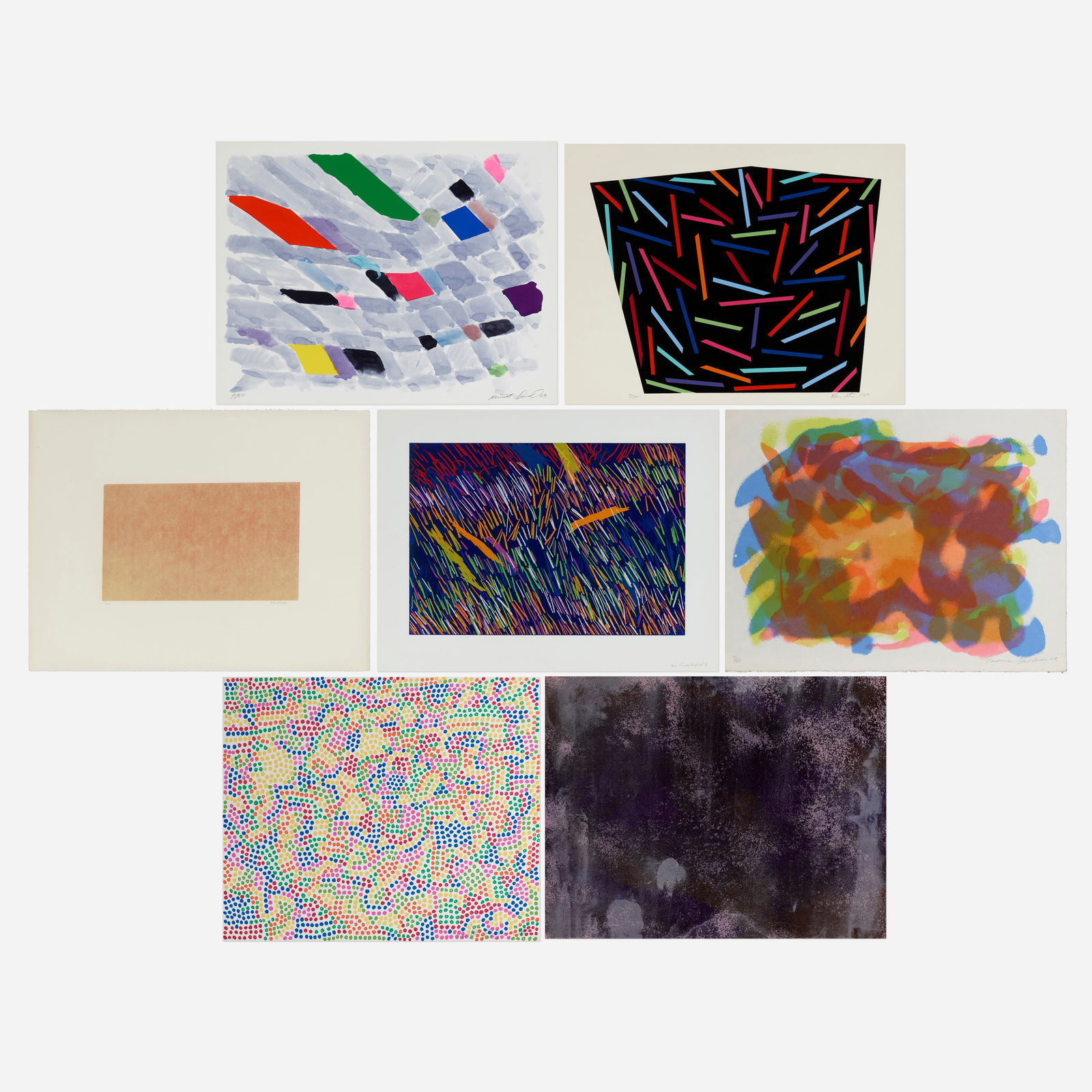 Various Artists, NY 10/69: Various Artists NY 10/69 1969various media 25 h × 20 w in (63 × 51 cm) Lot includes works by Alan Cote, David Diao, Ronnie Landfield, William Pettet, Kenneth Showell, Peter Youn