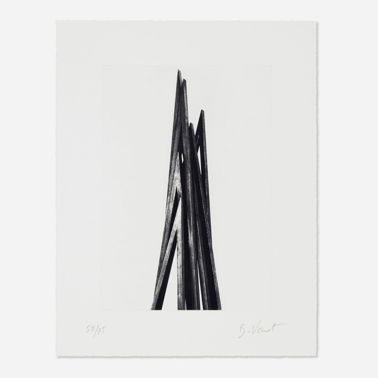 Bernar Venet, Acute Uneven Angles (1 of 2)