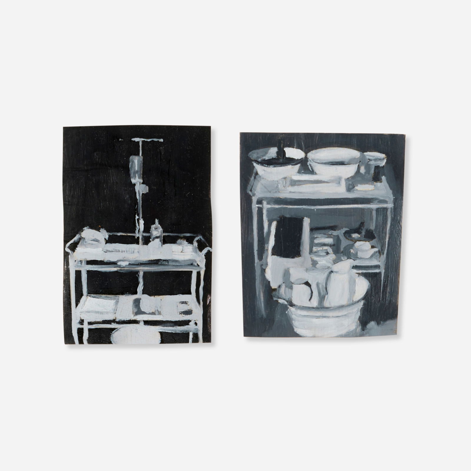 Pamela Golden, Untitled (two works from the Hospital series) (1 of 3)