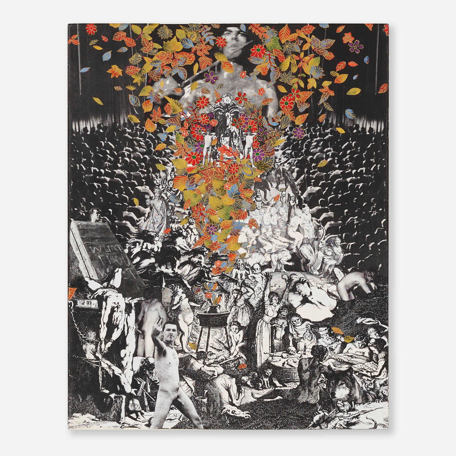 Scott Treleaven, Card #15: Scott Treleaven Card #15 2004mixed media collage on paper laid to canvas 14 h × 11 w × 1.75 d in (36 × 28 × 4 cm) Signed, titled and dated to verso ‘Card #15 T