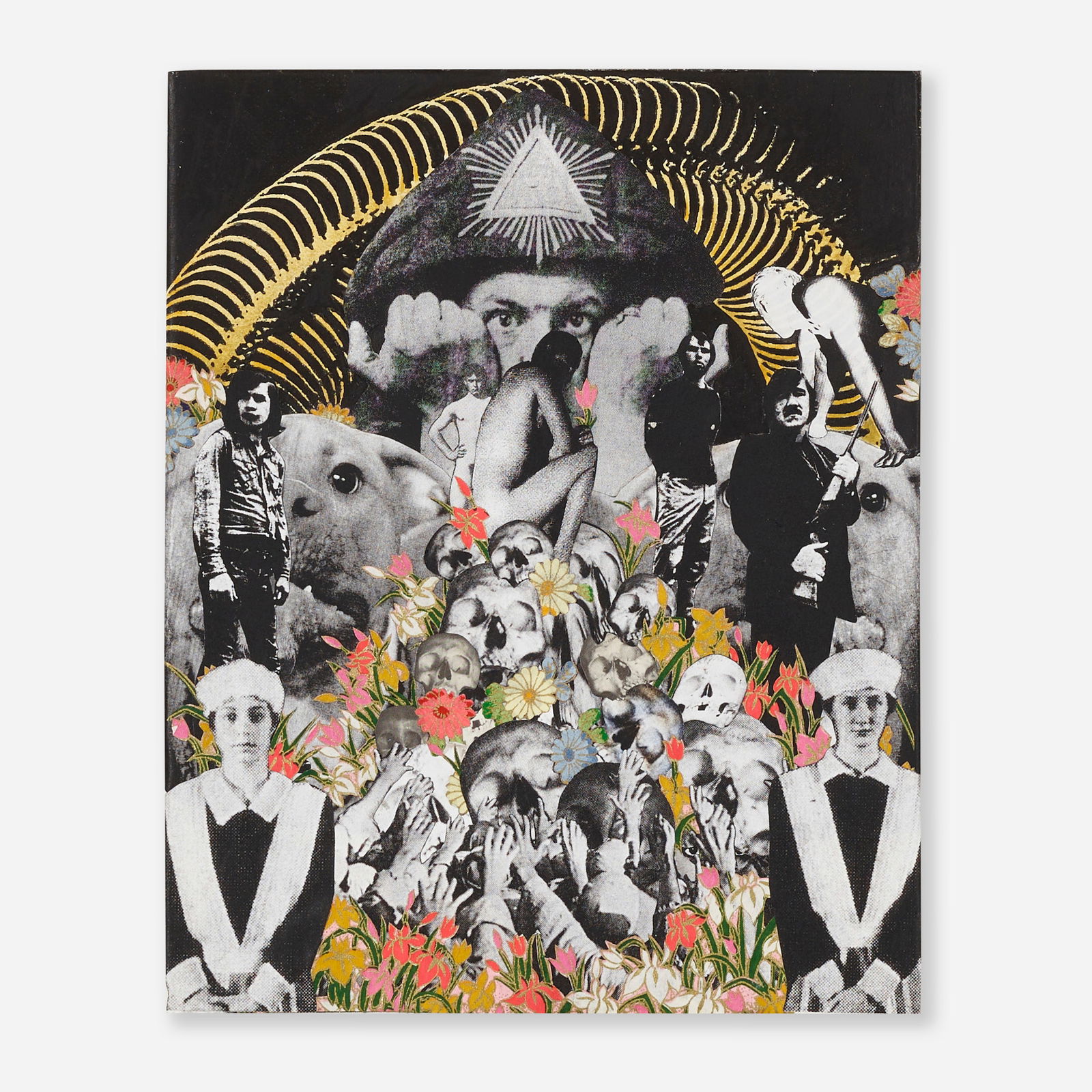 Scott Treleaven, Circum Radiant Dawn: Scott Treleaven Circum Radiant Dawn 2004mixed media collage on paper laid to canvas 10 h × 8 w × 1.5 d in (25 × 20 × 4 cm) Signed, titled and dated to verso ‘C