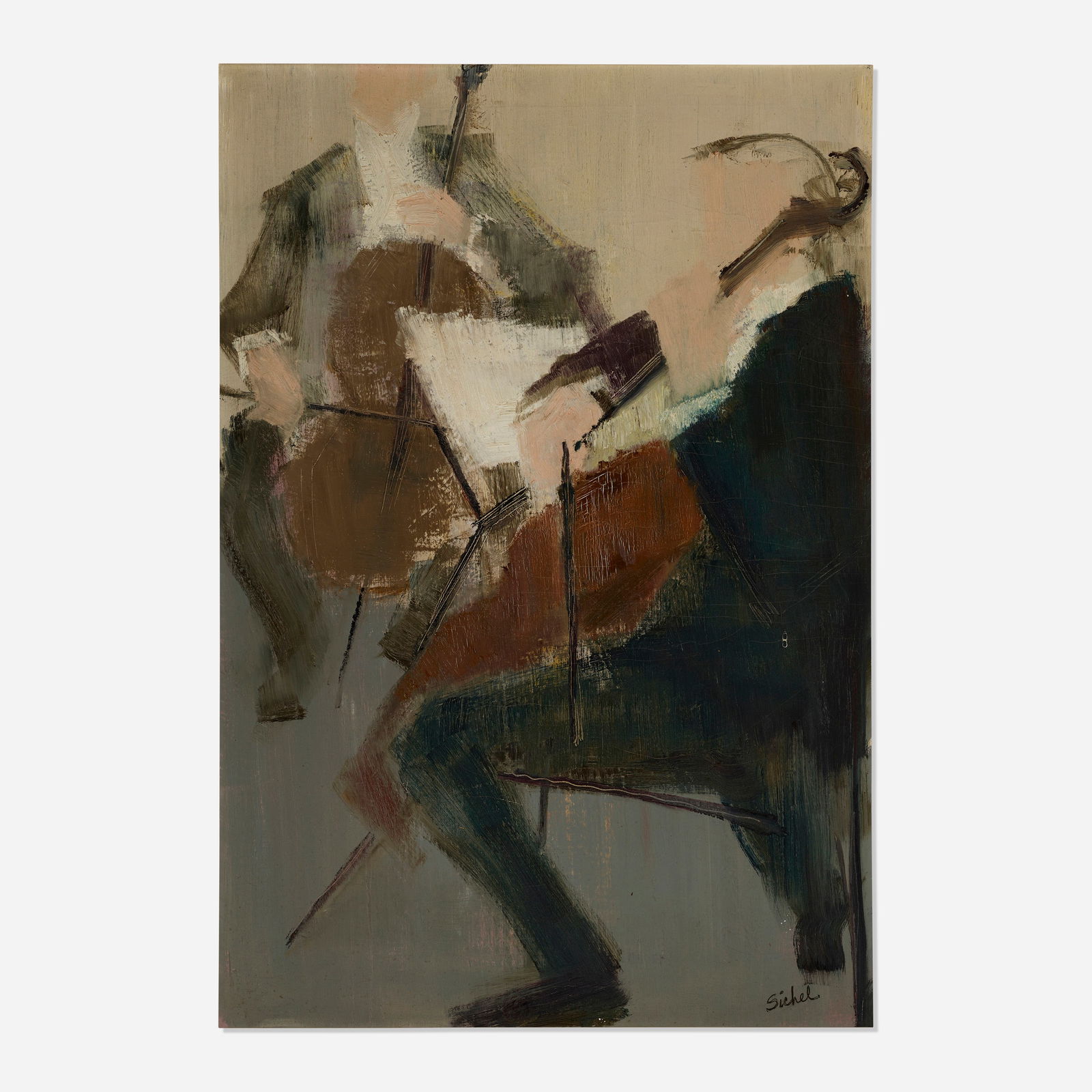 Artist Unknown, Untitled (Cellists) (1 of 2)