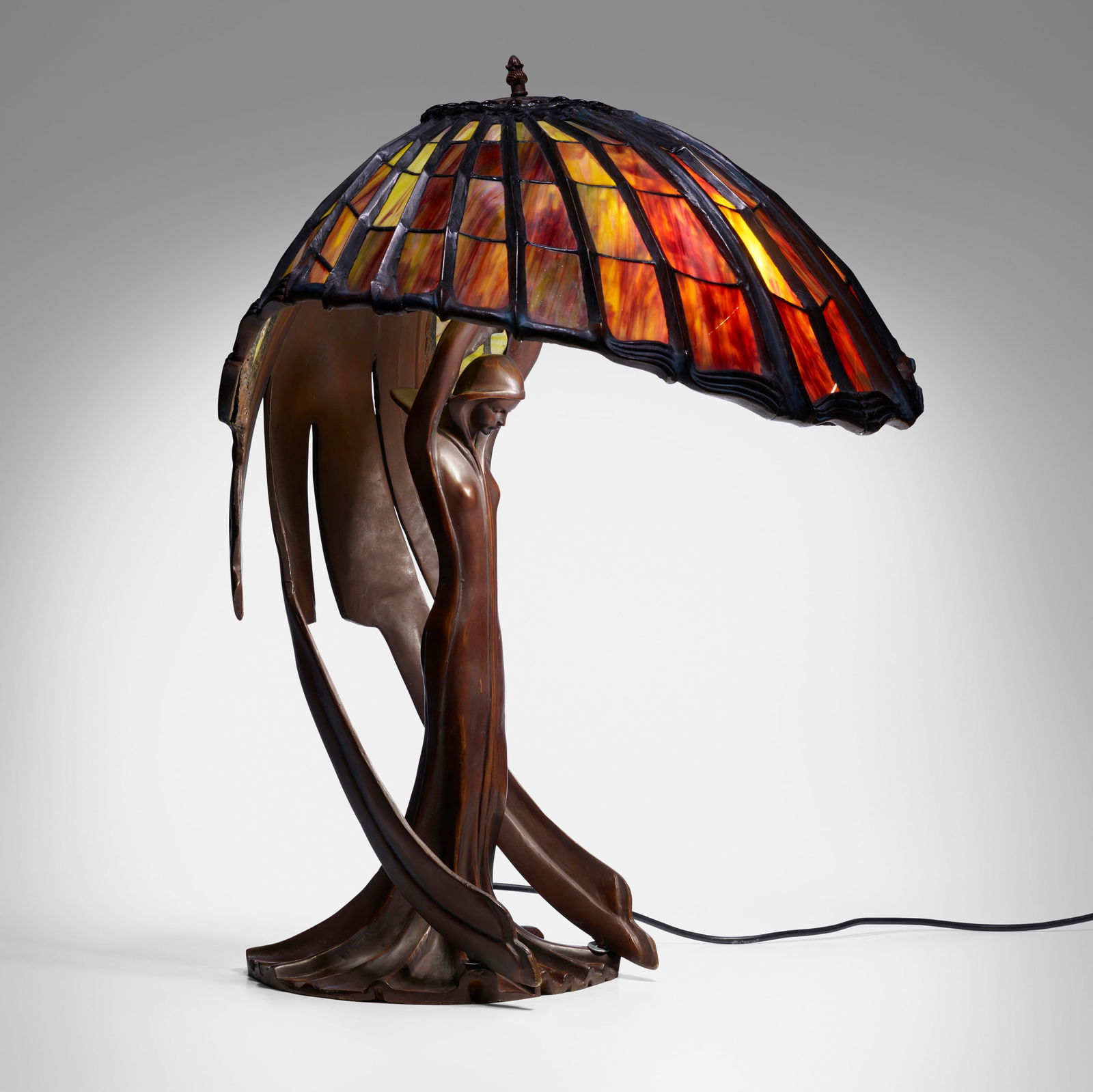 After Peter Behrens, Flying Lady table lamp (1 of 4)