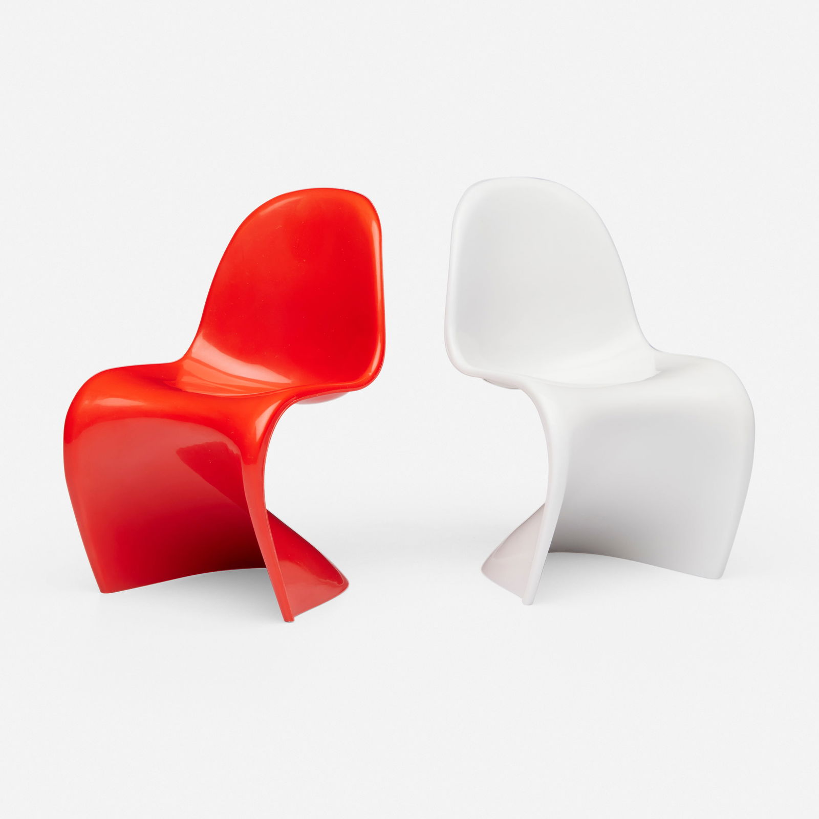 After Verner Panton, Miniature chairs, set of two (1 of 3)
