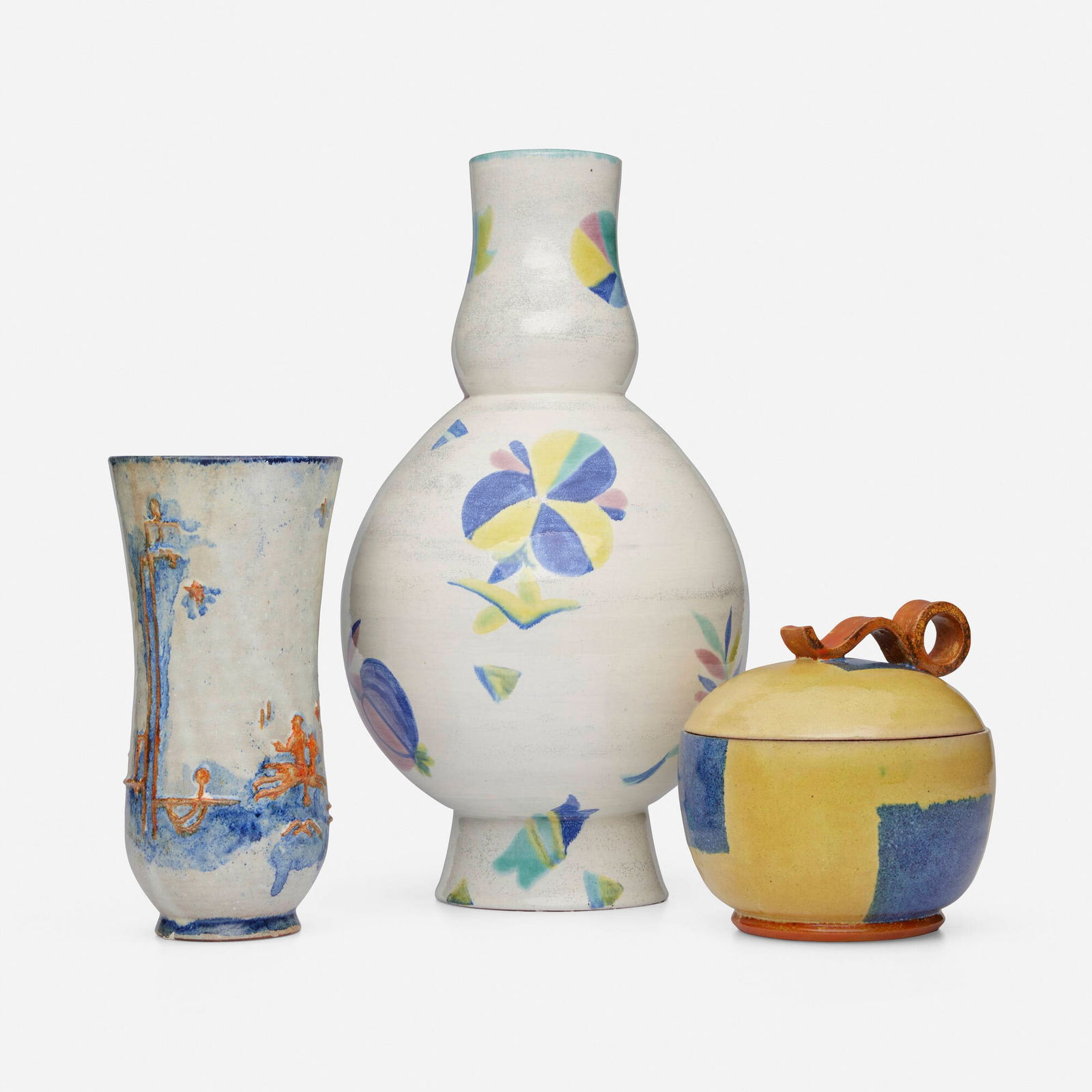 Wiener Werkstatte, Collection of three vessels (1 of 5)