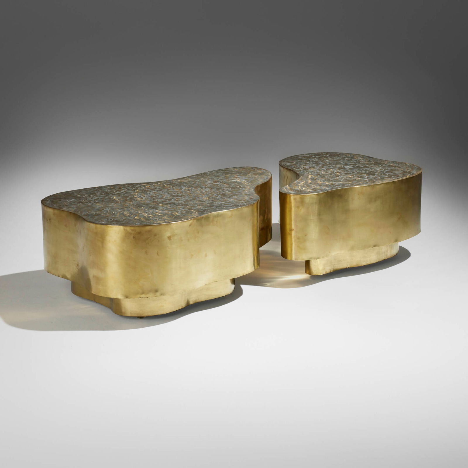 Silas Seandel, Bronze Forms II coffee tables, set of two (1 of 5)