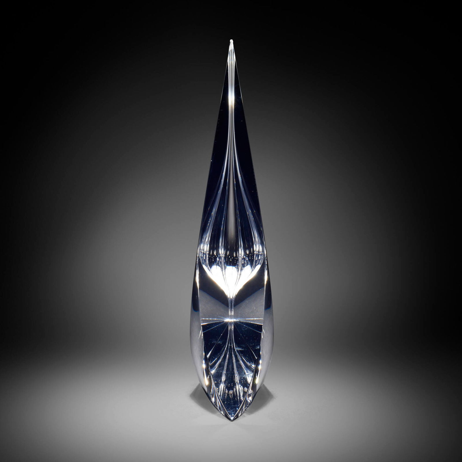 Christopher Ries, Holiday: Christopher Ries Holiday 2007cut, ground, and polished optical crystal 11 h x 8 w x 2.75 d in (28 x 20 x 7 cm) Etched signature and date to edge 'Christopher Ries 10/6/07 ?'. Pr