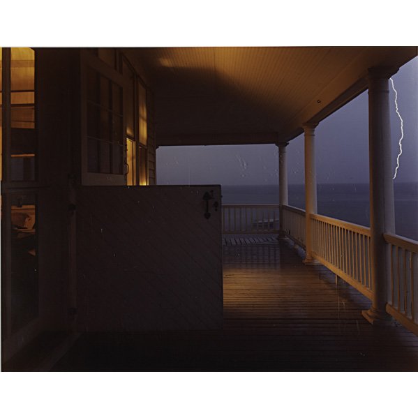 Joel Meyerowitz (American, b. 1938): Porch Series, 1977; Two Ektacolor plus prints (framed), printed 1990; Each signed, dated and titled; 23 3/8" x 18 1/4" (sight) each; 18 1/4" x 23 1/4" (sight) each; Provenance: Private Collection, New