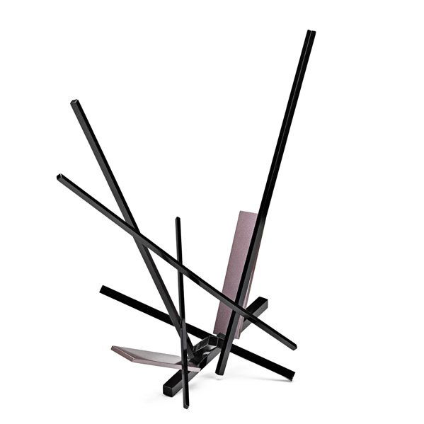 John Henry (American, b. 1943): Cyclone, 1993; Painted aluminum; Initialed and numbered 3/10; 20 1/8" high; Provenance: Private Collection, Chicago