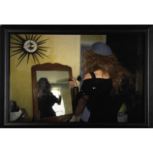 Nan Goldin (American, b. 1953): Misty at home, NYC, 1991; C-print (framed); Signed, dated, titled and numbered 6/15; 26 3/4" x 39 1/8" (sight); Provenance: Private Collection, Oregon