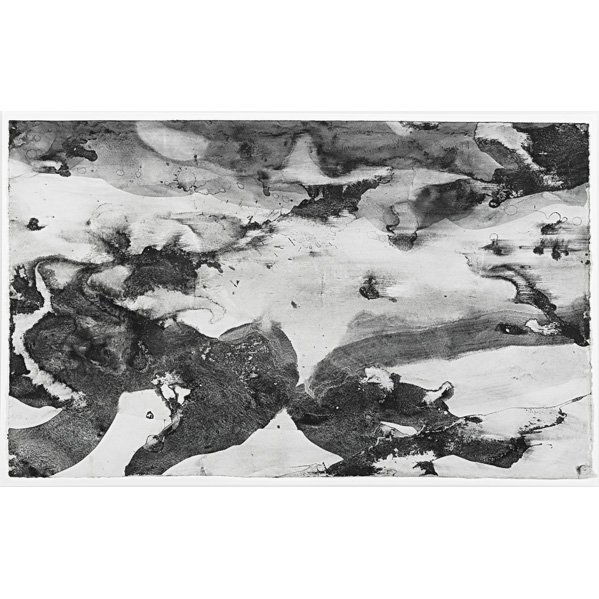 Bill Jensen (American, b. 1945): Notes from the Loggia VI, 2005; Ink on paper (framed); 10 1/2" x 17 1/4" (sheet); Provenance: Danese Gallery, New York (label on verso); Private Collection, New York