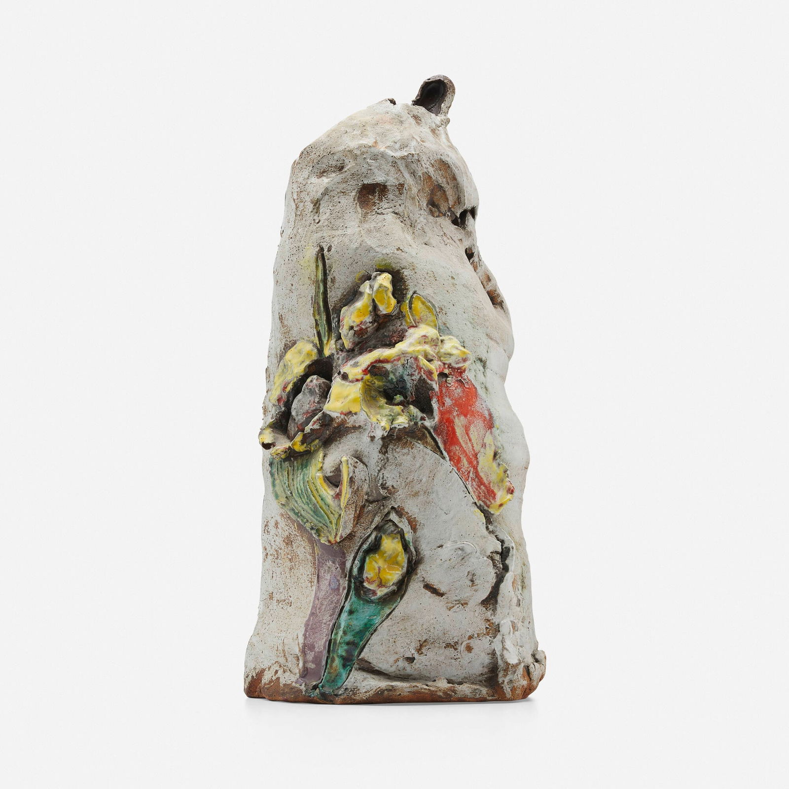 Robert Arneson, Early vase: Robert Arneson Early vase 1962glazed stoneware 16 h x 7.5 w x 7 d in (41 x 19 x 18 cm) Incised signature and date to underside 'Arneson '62'. This work will ship from Chica