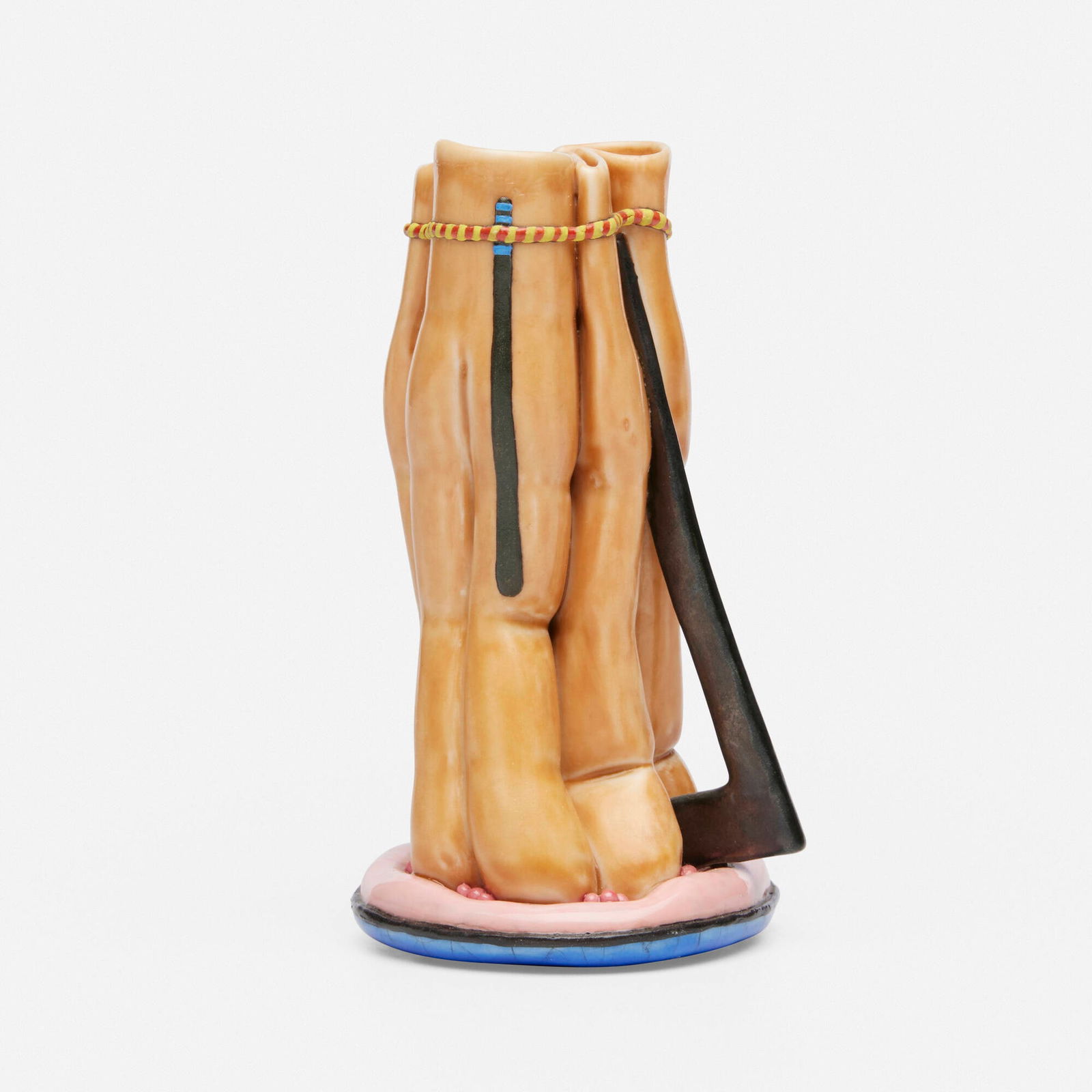 Kathy Butterly, Voyage: Kathy Butterly Voyage 1997glazed porcelain 4.5 h x 2.5 w x 2.625 d in (11 x 6 x 7 cm) Incised signature and date to underside 'Kathy Butterly 1997' and titled 'Voyage'. Provenan