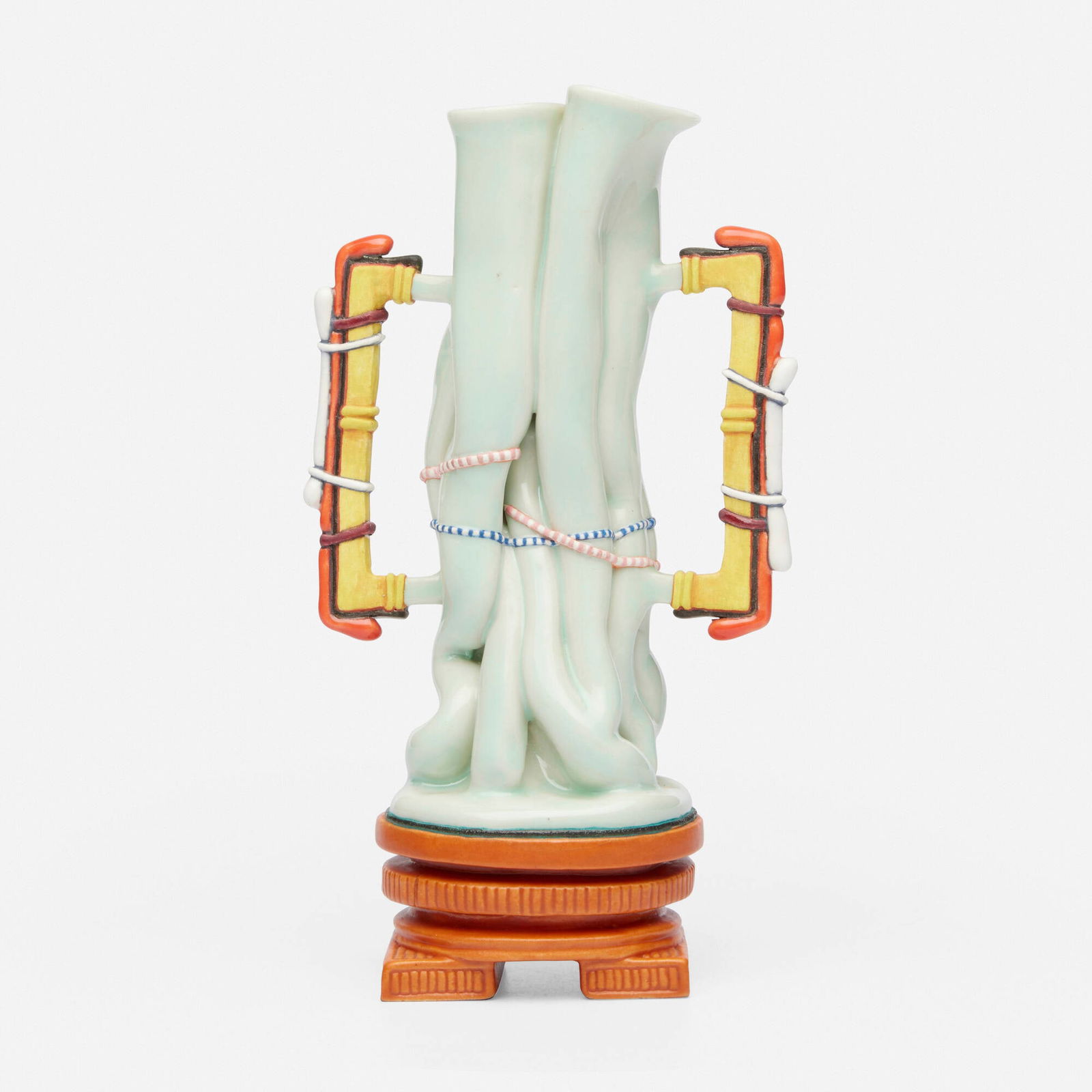 Kathy Butterly, Side Show: Kathy Butterly Side Show 1998glazed porcelain 5.75 h x 3 w x 2 d in (15 x 8 x 5 cm) Signed, titled and dated to underside 'Kathy Butterly 1998 Side Show'. Provenance: P