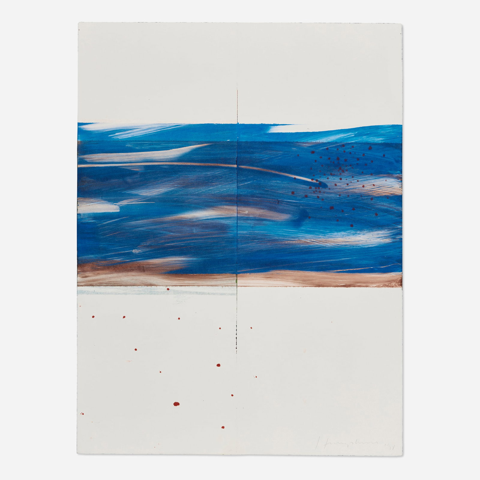 Jacqueline Humphries, Untitled: Jacqueline Humphries Untitled 1998monoprint 30 h x 22.5 w in (76 x 57 cm) Signed and dated to lower right 'Humphries '98'. This work is unique. This work will ship from Los