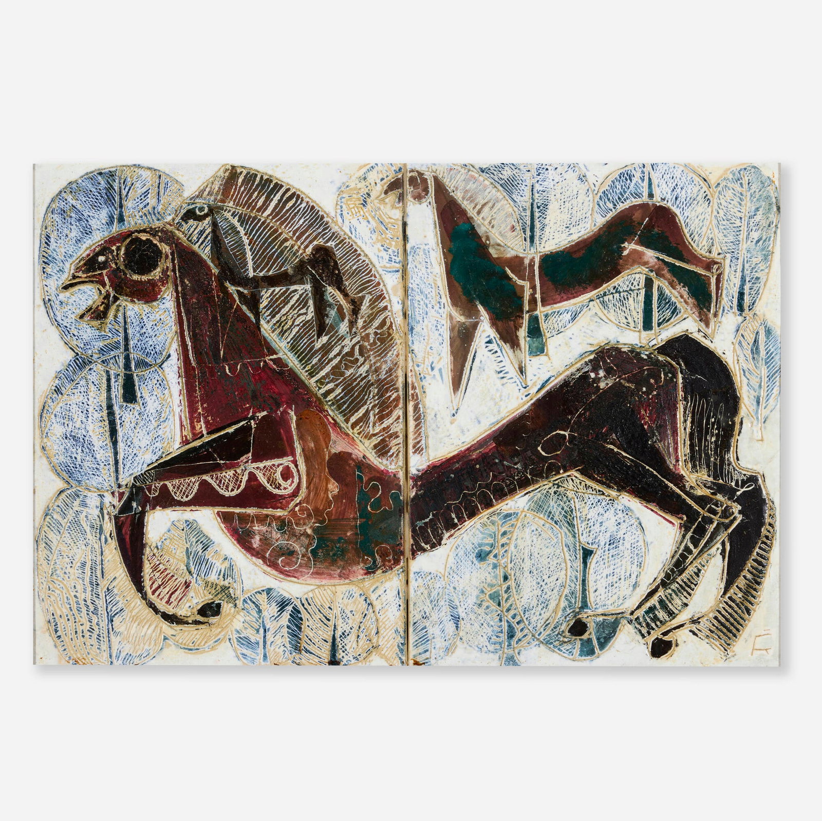 Leopoldo Richter, Untitled (Horses) (1 of 4)