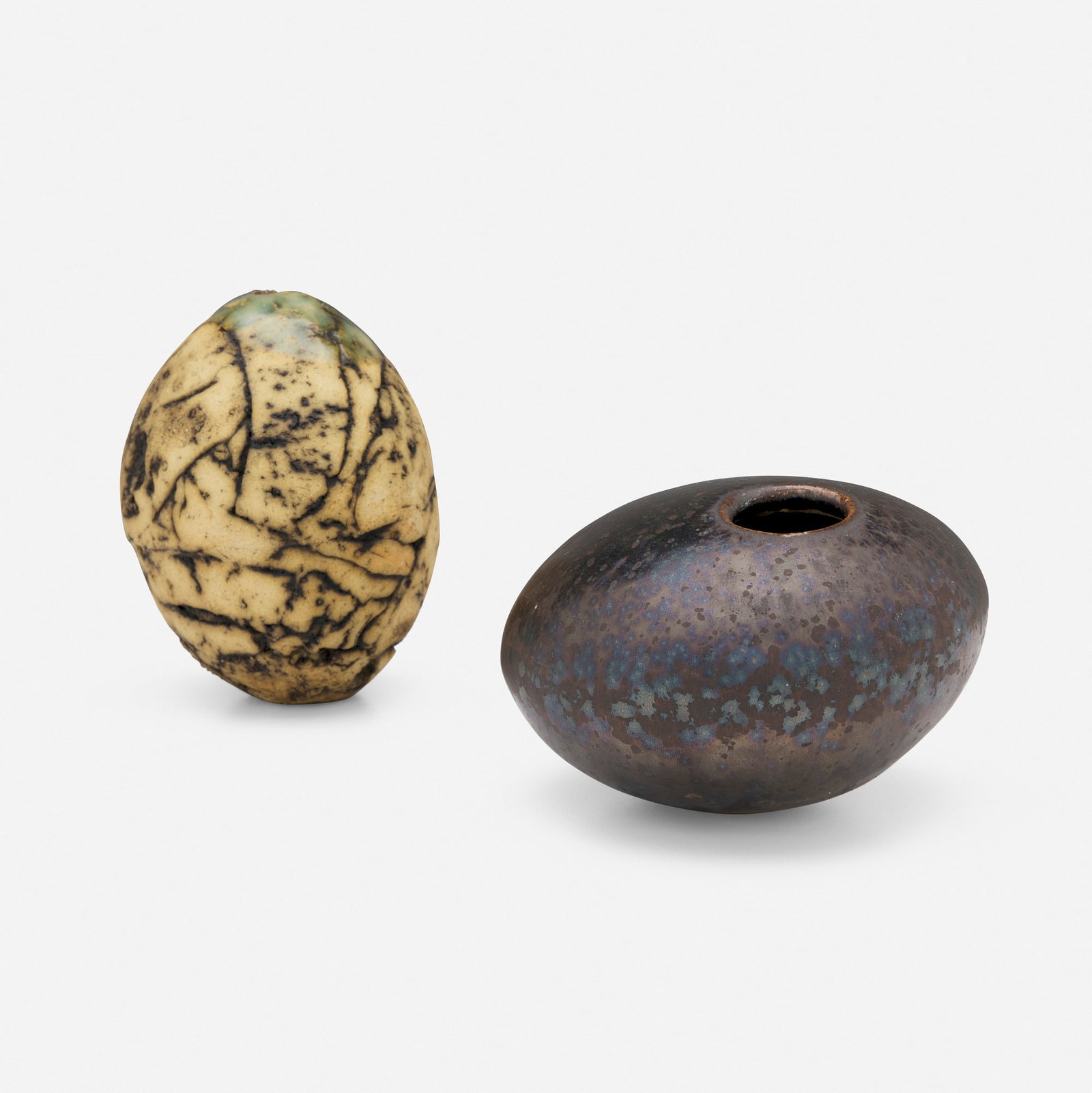 David Shaner, River Rock; Vase (two works) (1 of 4)