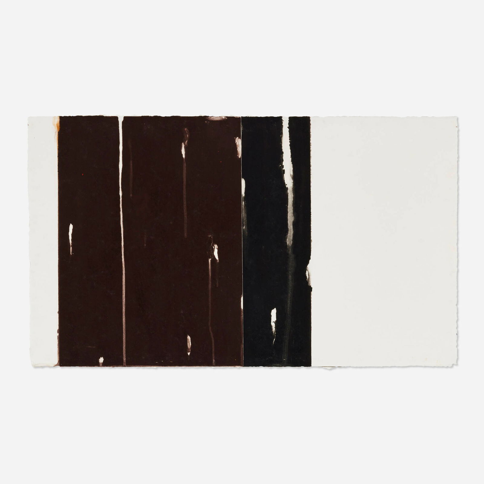 Jacqueline Humphries, Untitled: Jacqueline Humphries Untitled 1993monoprint on Tullis handmade paper image: 17.25 h x 17.5 w in (44 x 44 cm) sheet: 17.25 h x 29.5 w in (44 x 75 cm) Signed and dated to lower edge ‘Humphrie