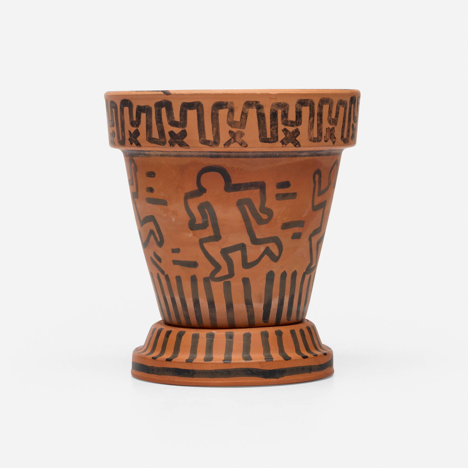 Keith Haring, Untitled (flower Pot And Saucer) Auction