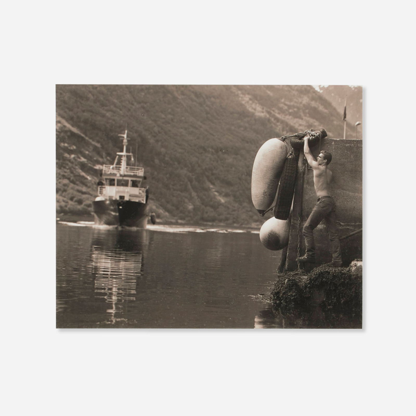 Bruce Weber, Norway: Bruce Weber Norway 1998gelatin silver print image: 4.375 h x 5.625 w in (11 x 14 cm) sheet: 5 h x 7 w in (13 x 18 cm) Signed, dated, numbered and inscribed to verso '11/25 Bruce Weber Norwa